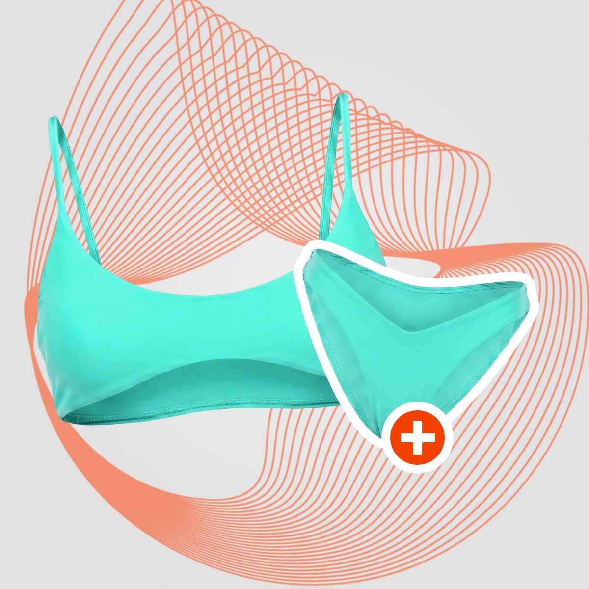 Sutien de baie HAWAII Sea - GymBeam + cadou