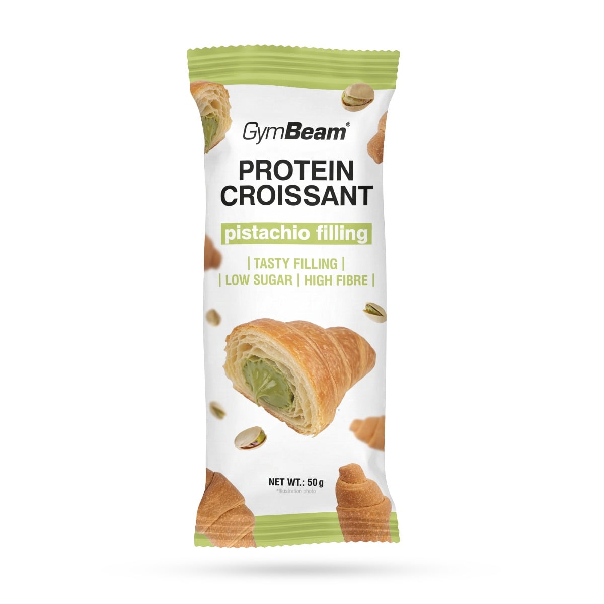 Croissantul proteic cu umplutură de fistic - GymBeam