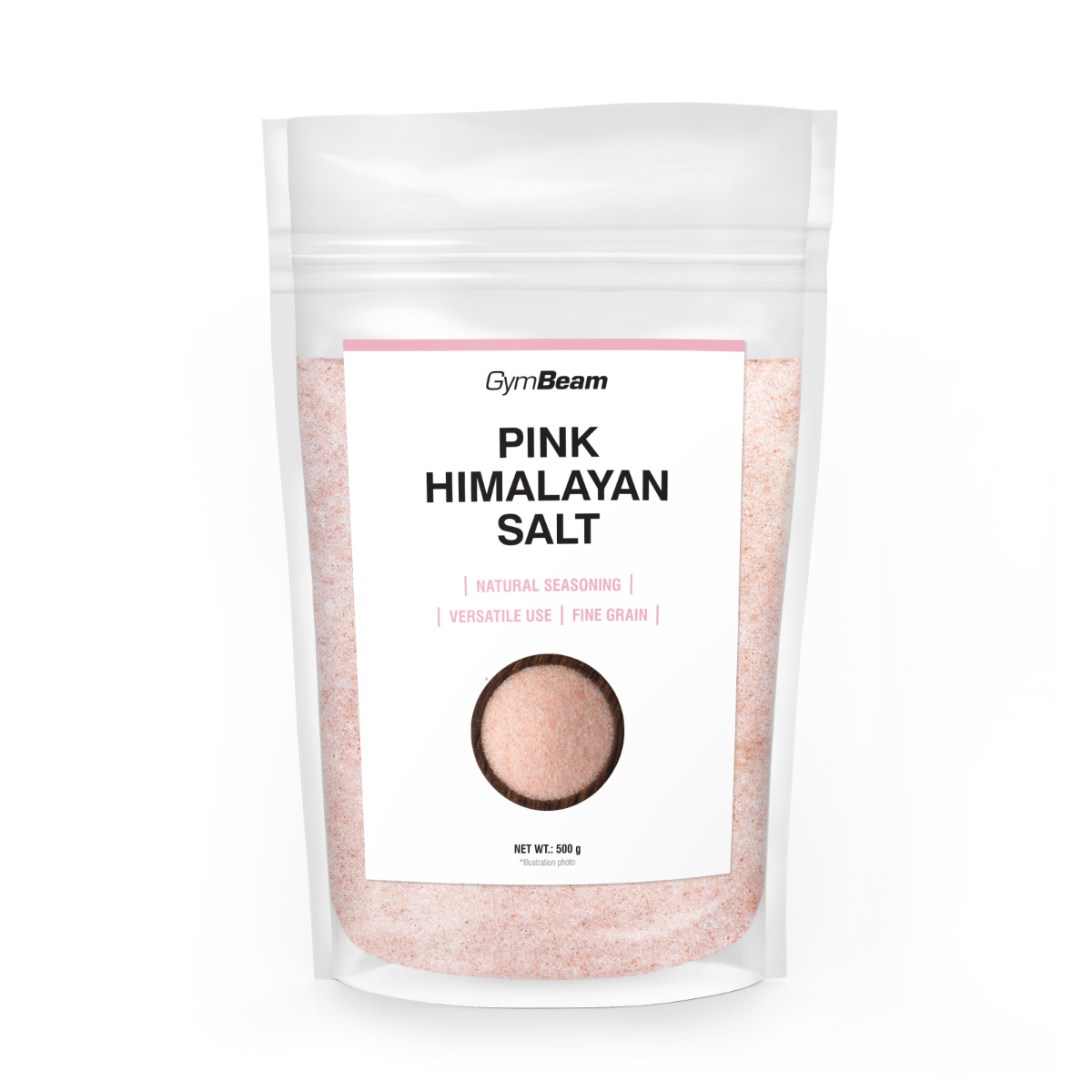 Sare roz de Himalaya 500g - fină - GymBeam
