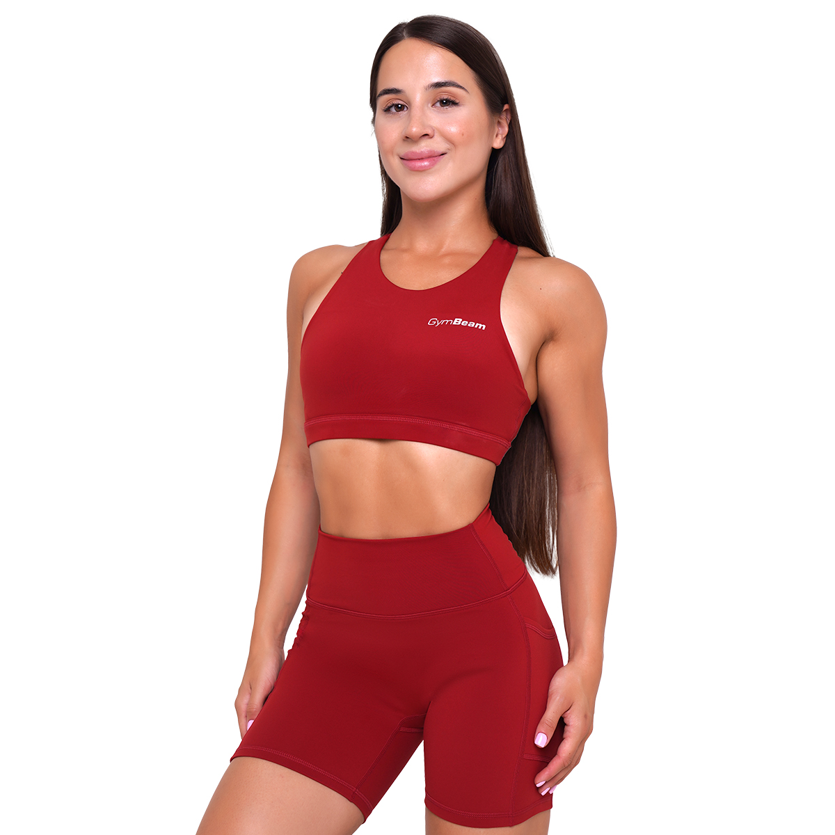 GymBeam Sutien sport Ignite Dark Red · záber 8