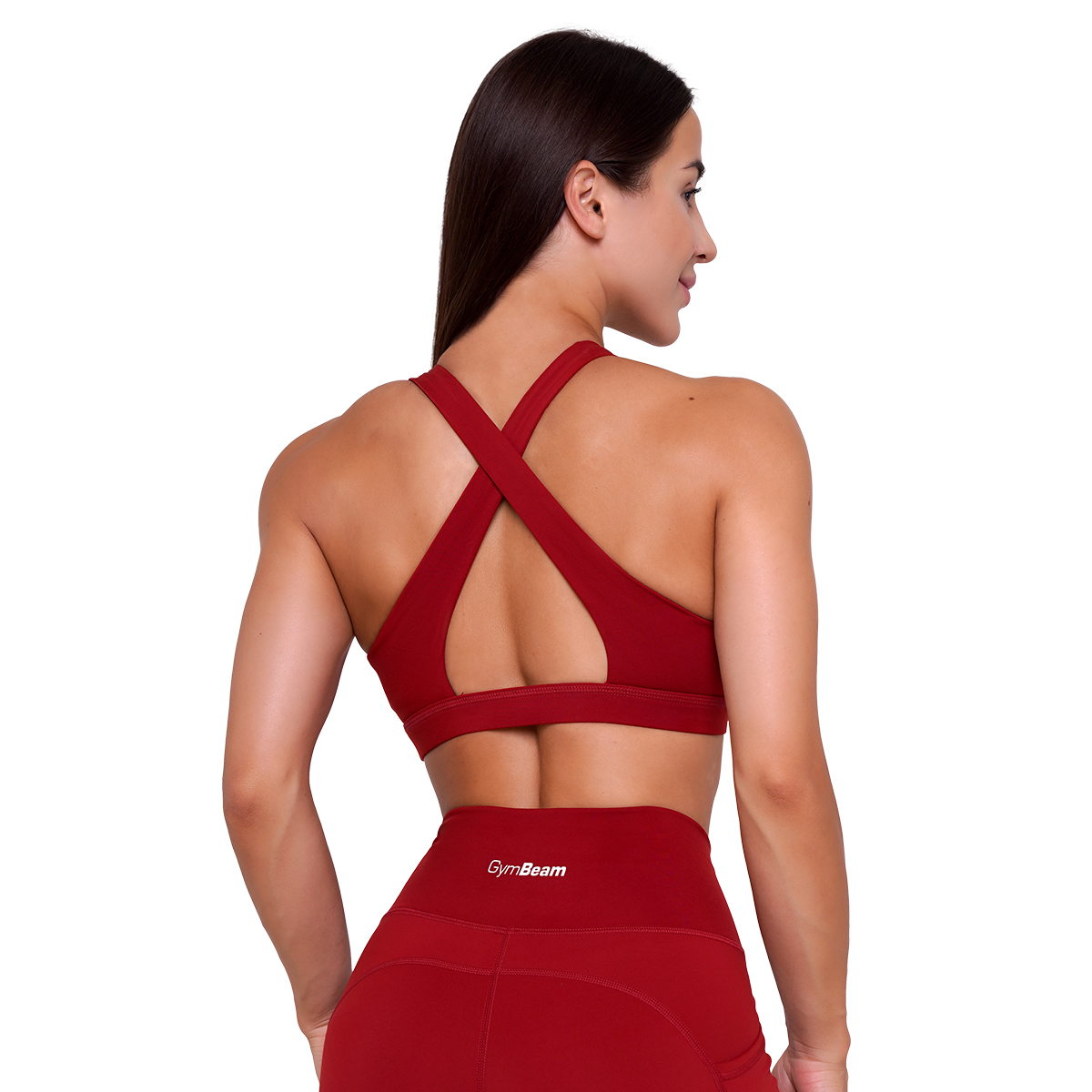GymBeam Sutien sport Ignite Dark Red · záber 9