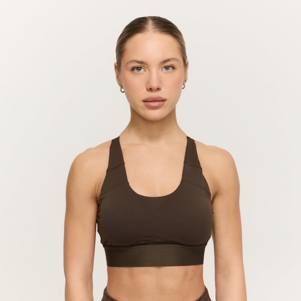 Sutien sport Limitless Espresso - GymBeam