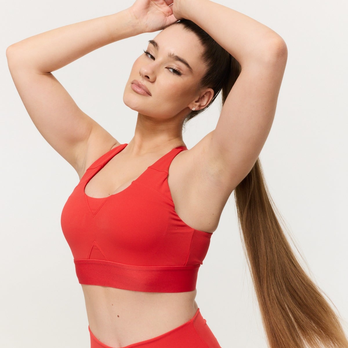 Sutien sport Limitless Hot Red - GymBeam