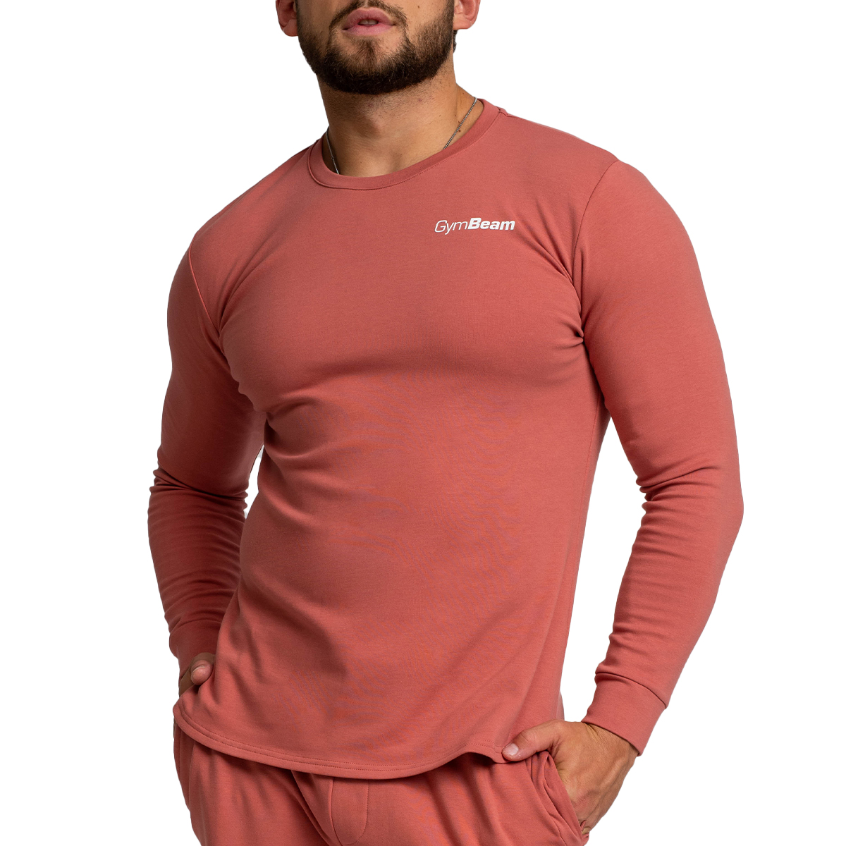 GymBeam Hanorac Limitless Cinnamon · záber 7