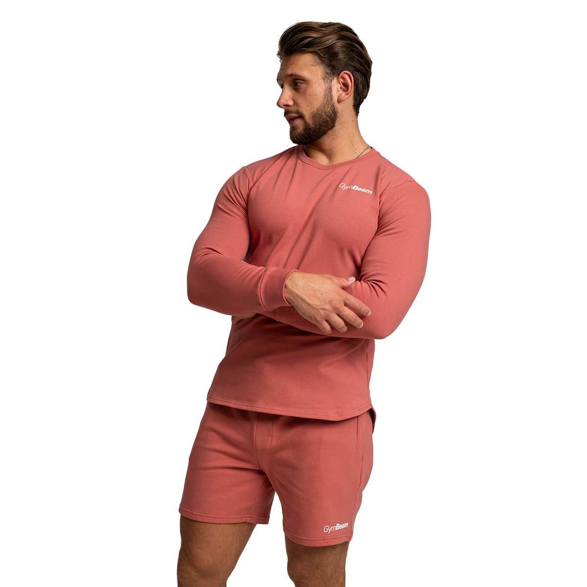 GymBeam Hanorac Limitless Cinnamon · záber 9