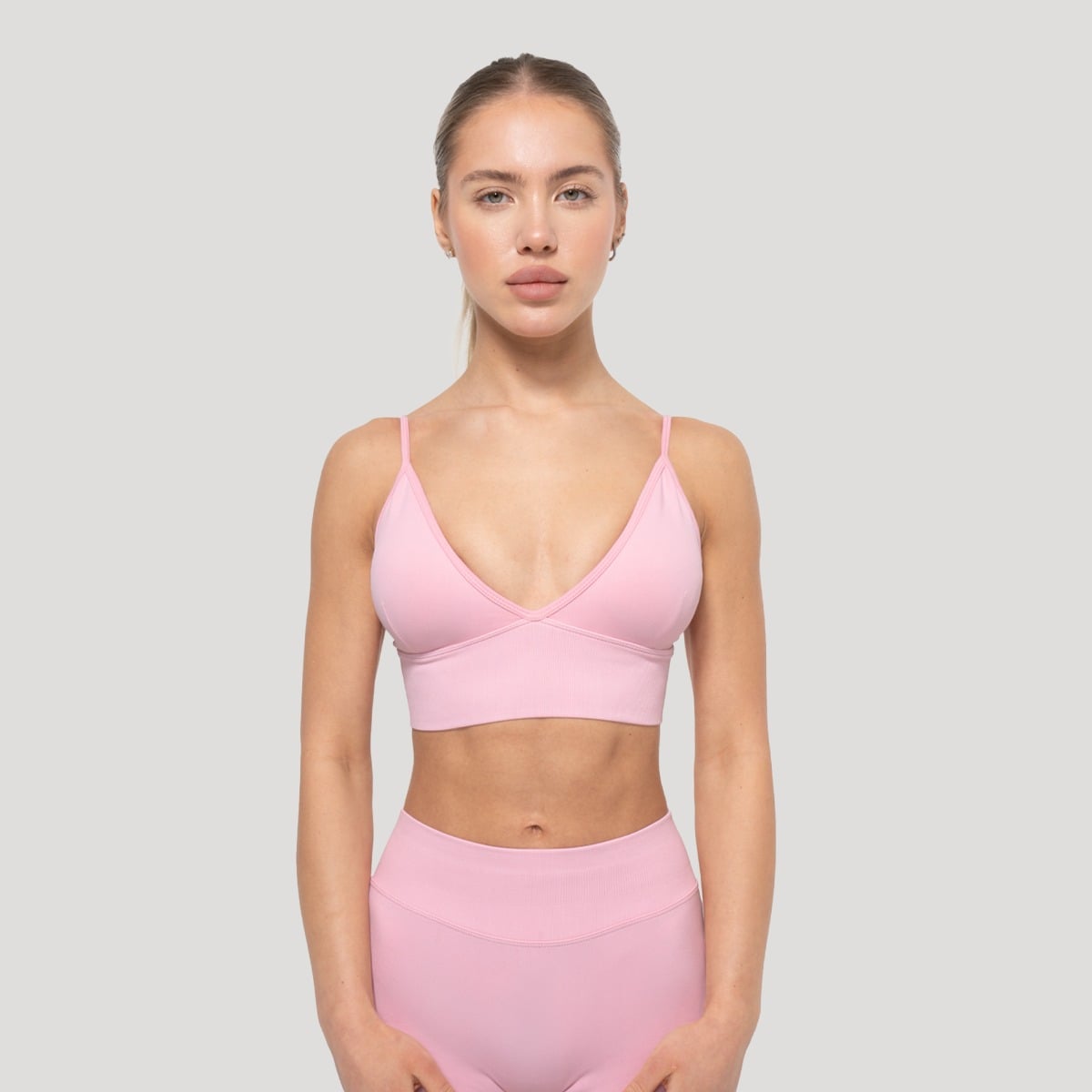Sutien sport Luma Baby Pink - GymBeam