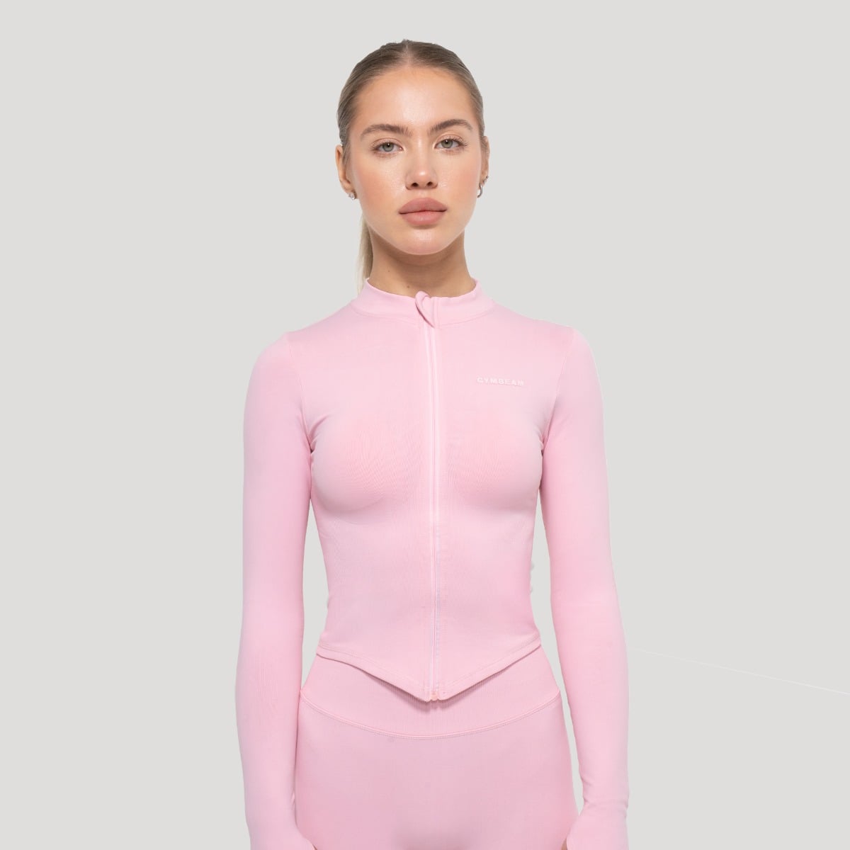 Top sport pentru femei Luma Baby Pink - GymBeam