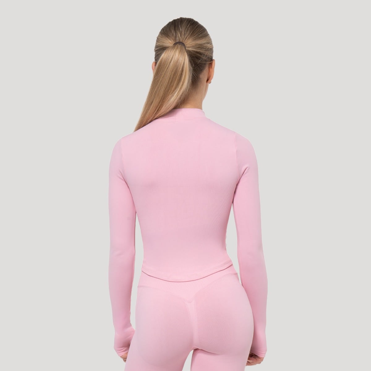 Top sport pentru femei Luma Baby Pink - GymBeam