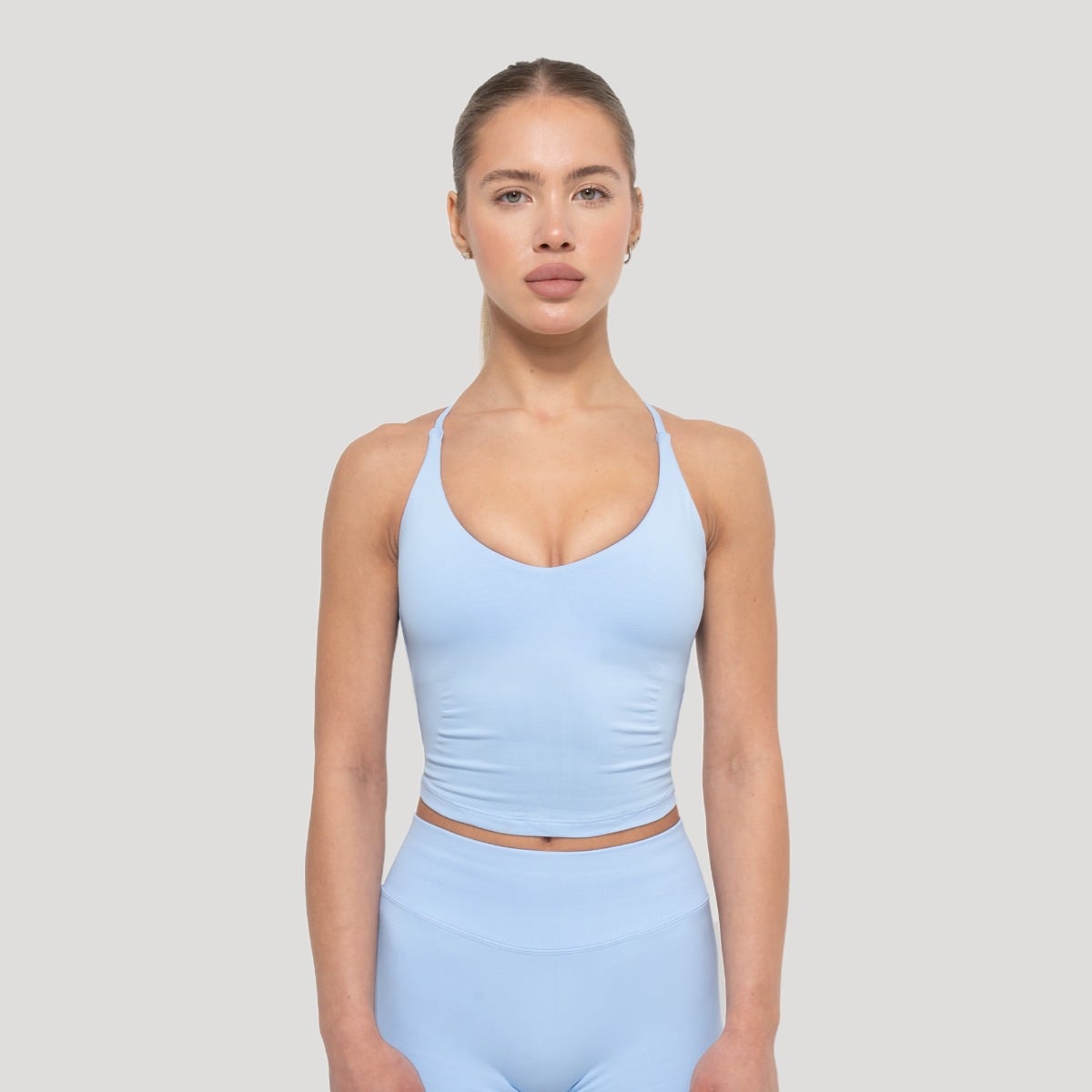 Maiou pentru femei Luma Baby Blue - GymBeam