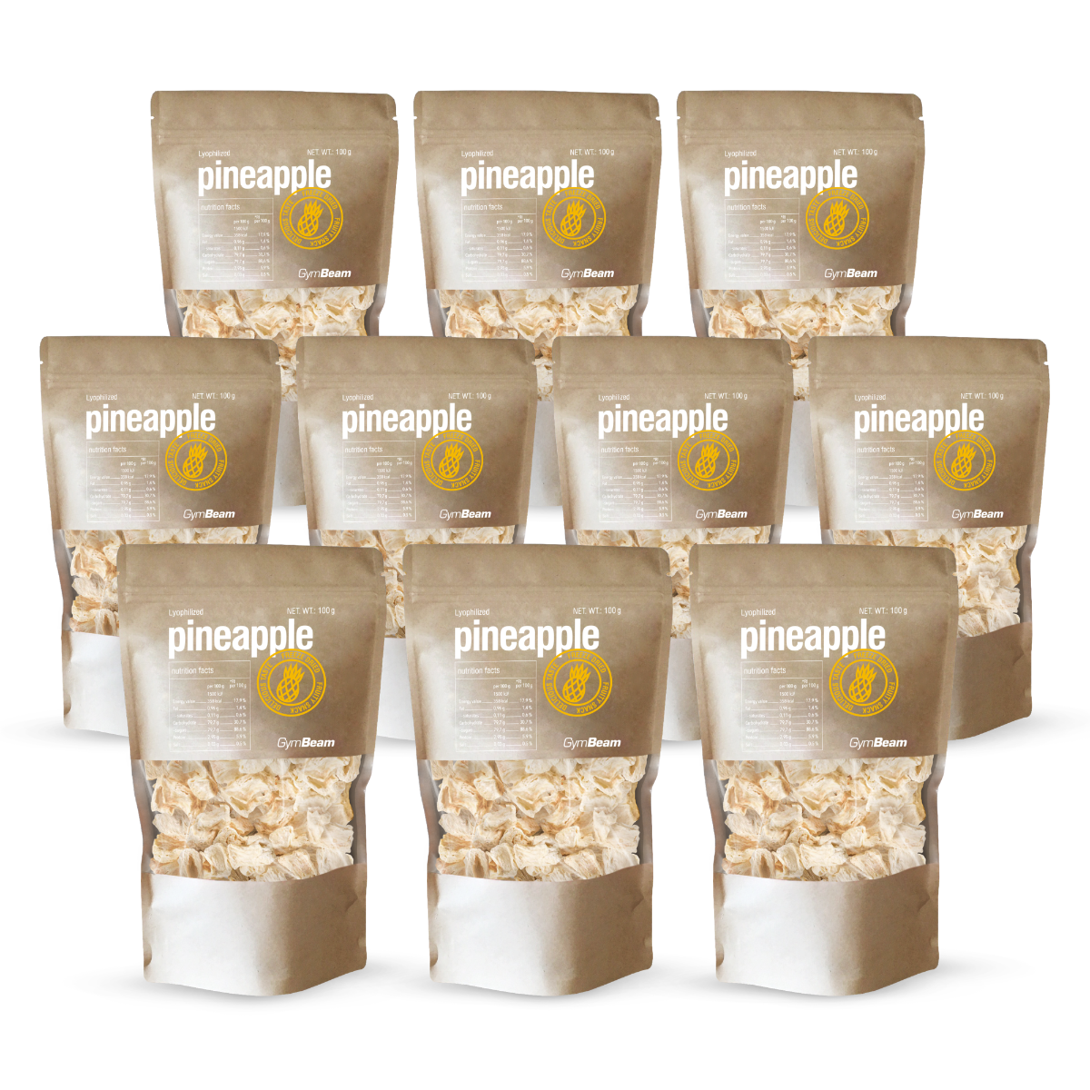 GymBeam Ananas liofilizat