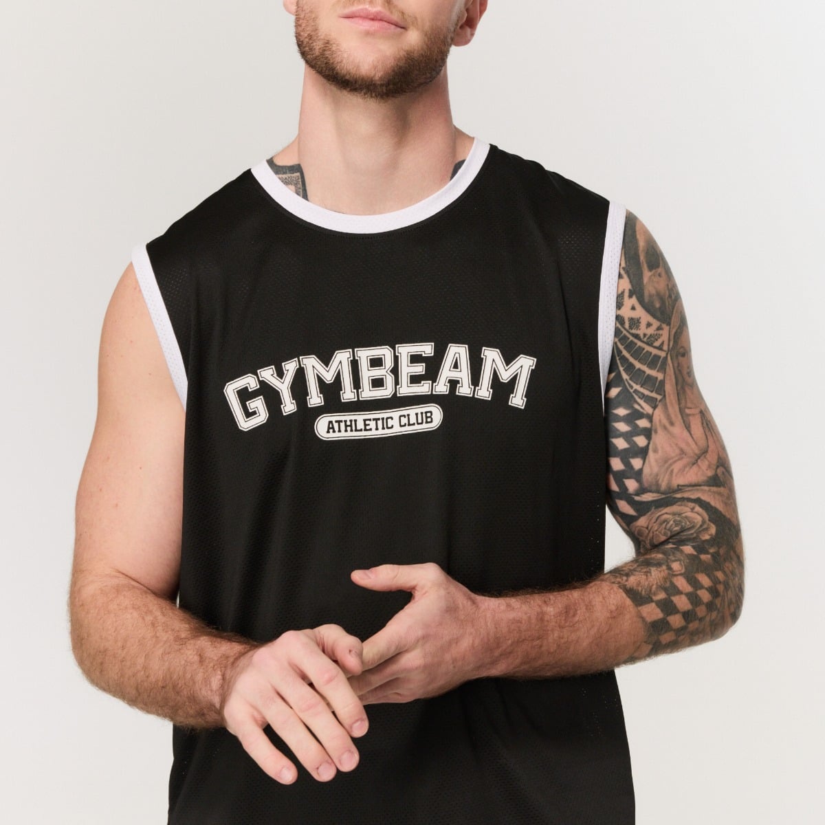Maiou pentru bărbați Varsity Black - GymBeam