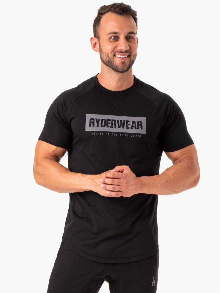 Ryderwear Tricou pentru bărbați Iron Black M