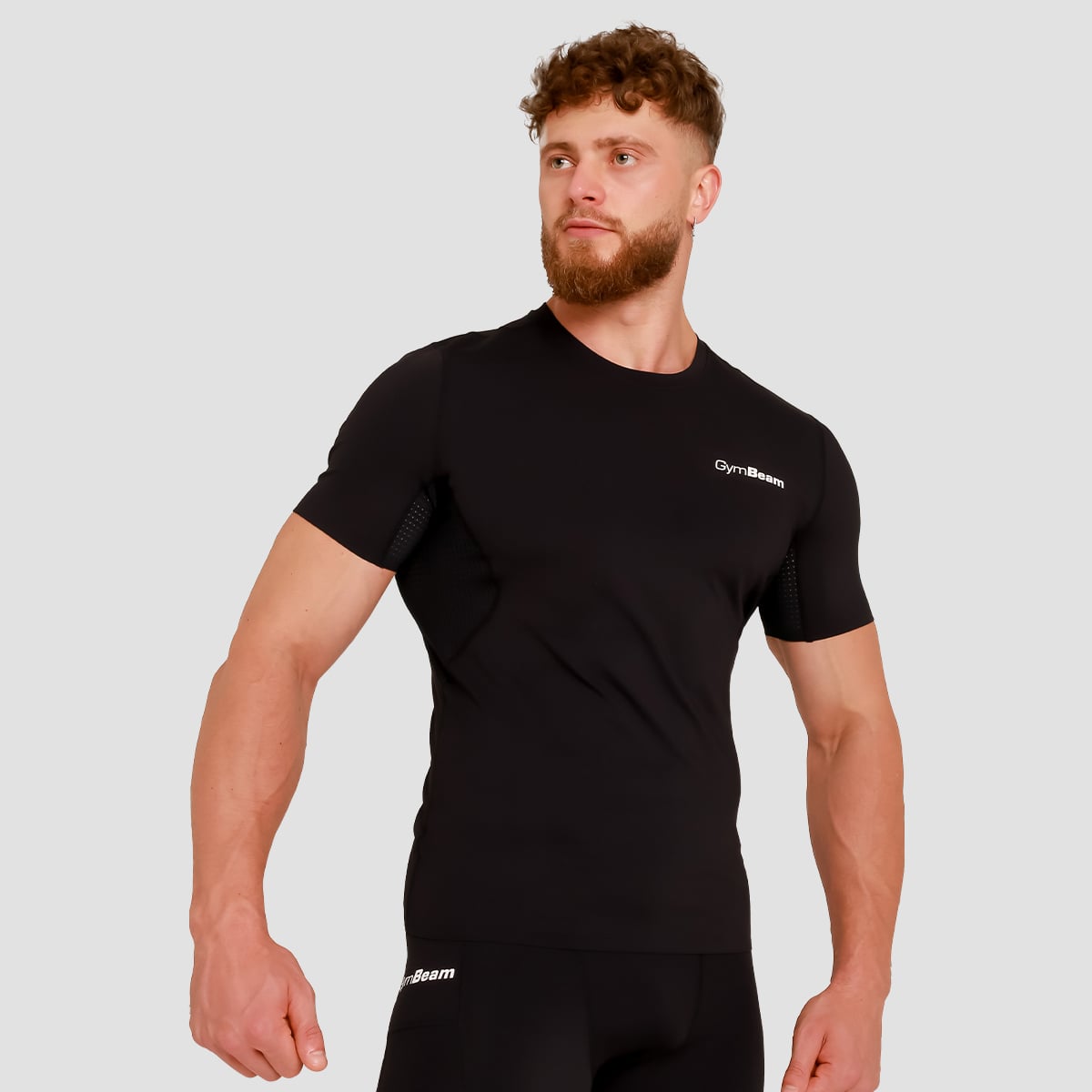Tricou de compresie High Black - GymBeam