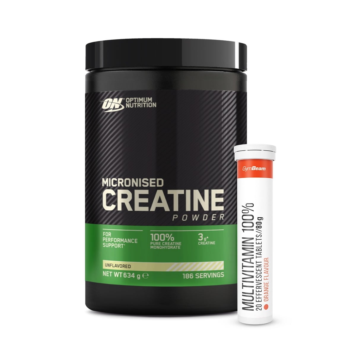 Creatină micronizată - Optimum Nutrition + cadou