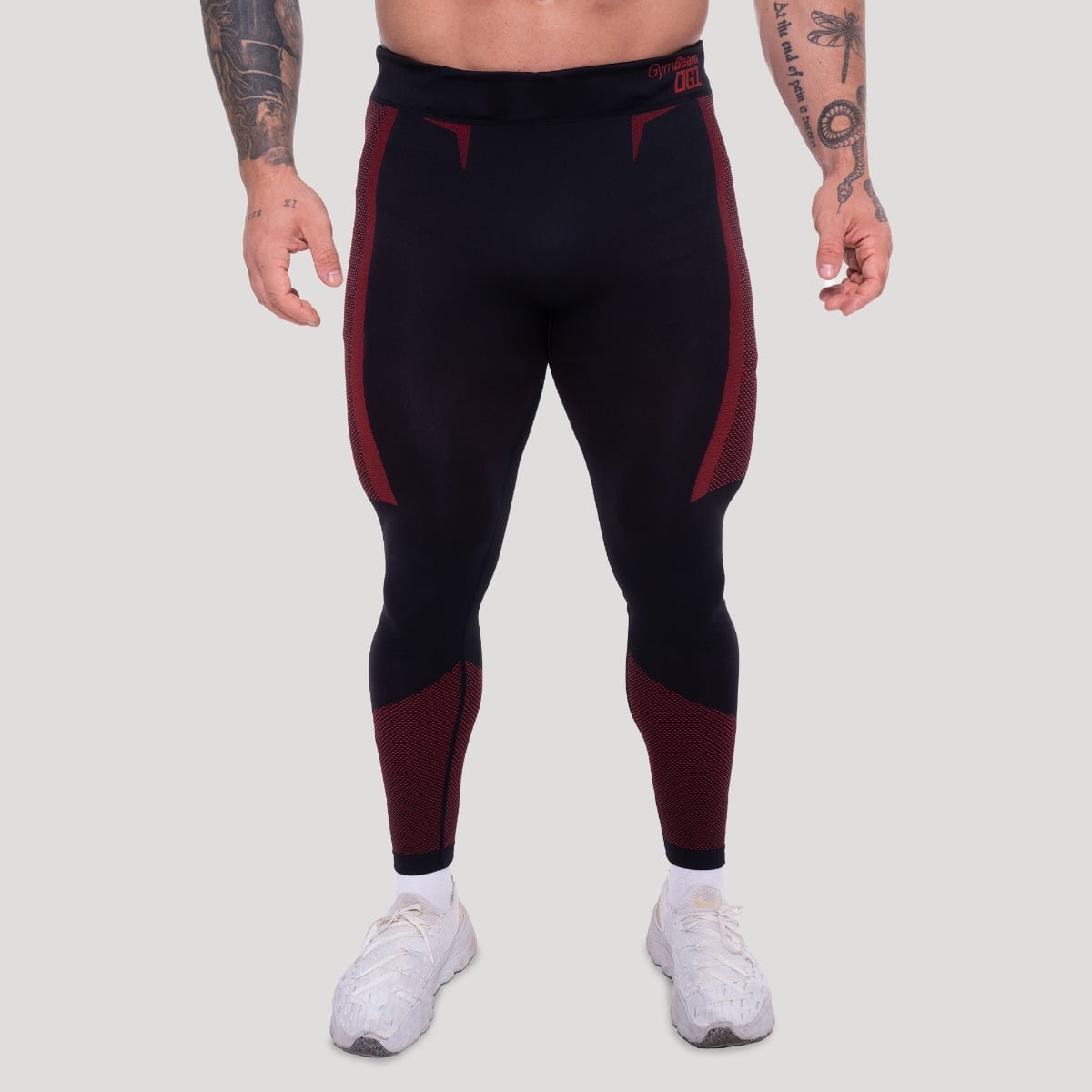 Colanți fără cusături OG1 Black/Red - GymBeam