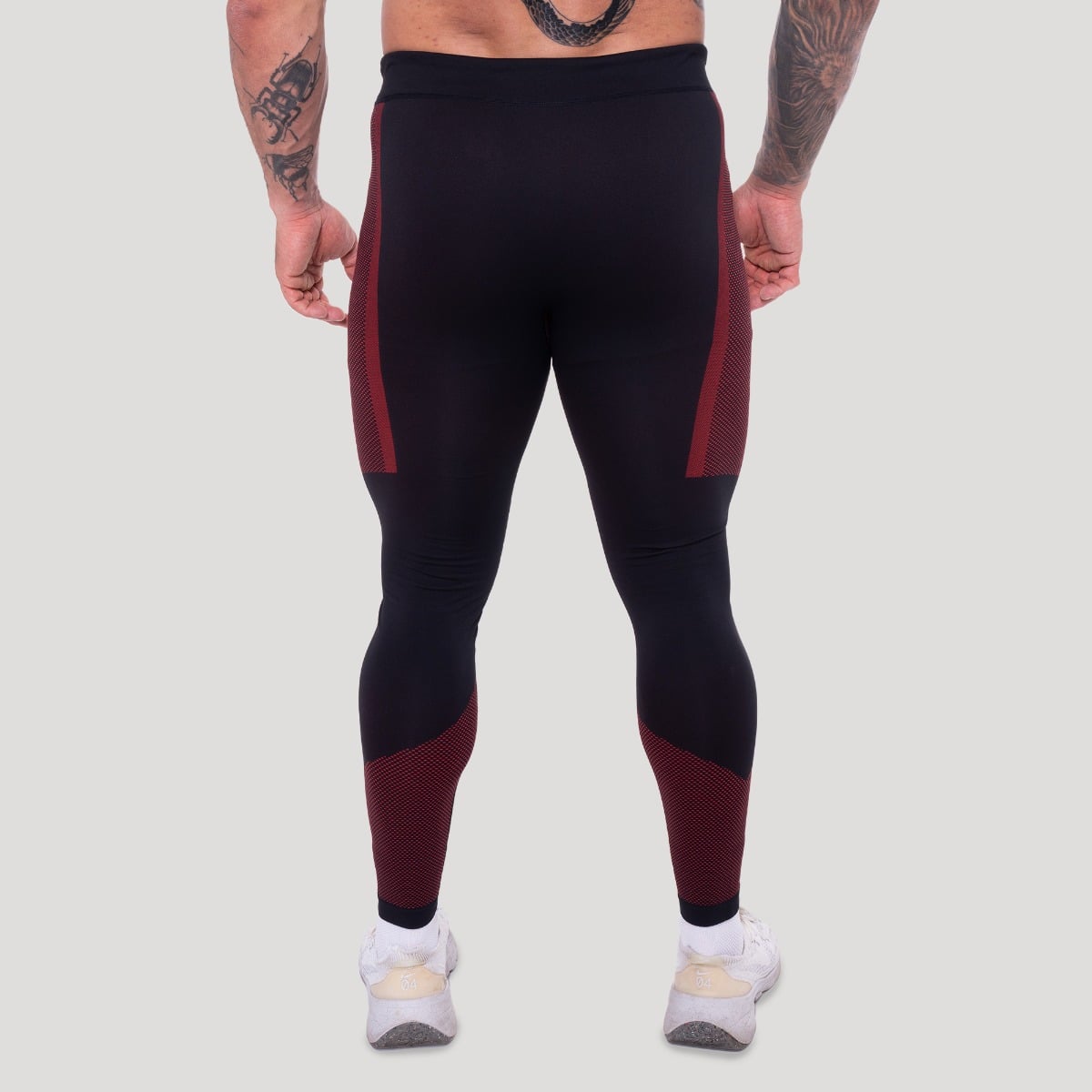 Colanți fără cusături OG1 Black/Red - GymBeam