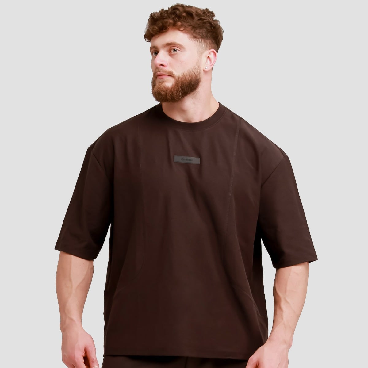 Tricou Unstoppable Oversized Brown - GymBeam