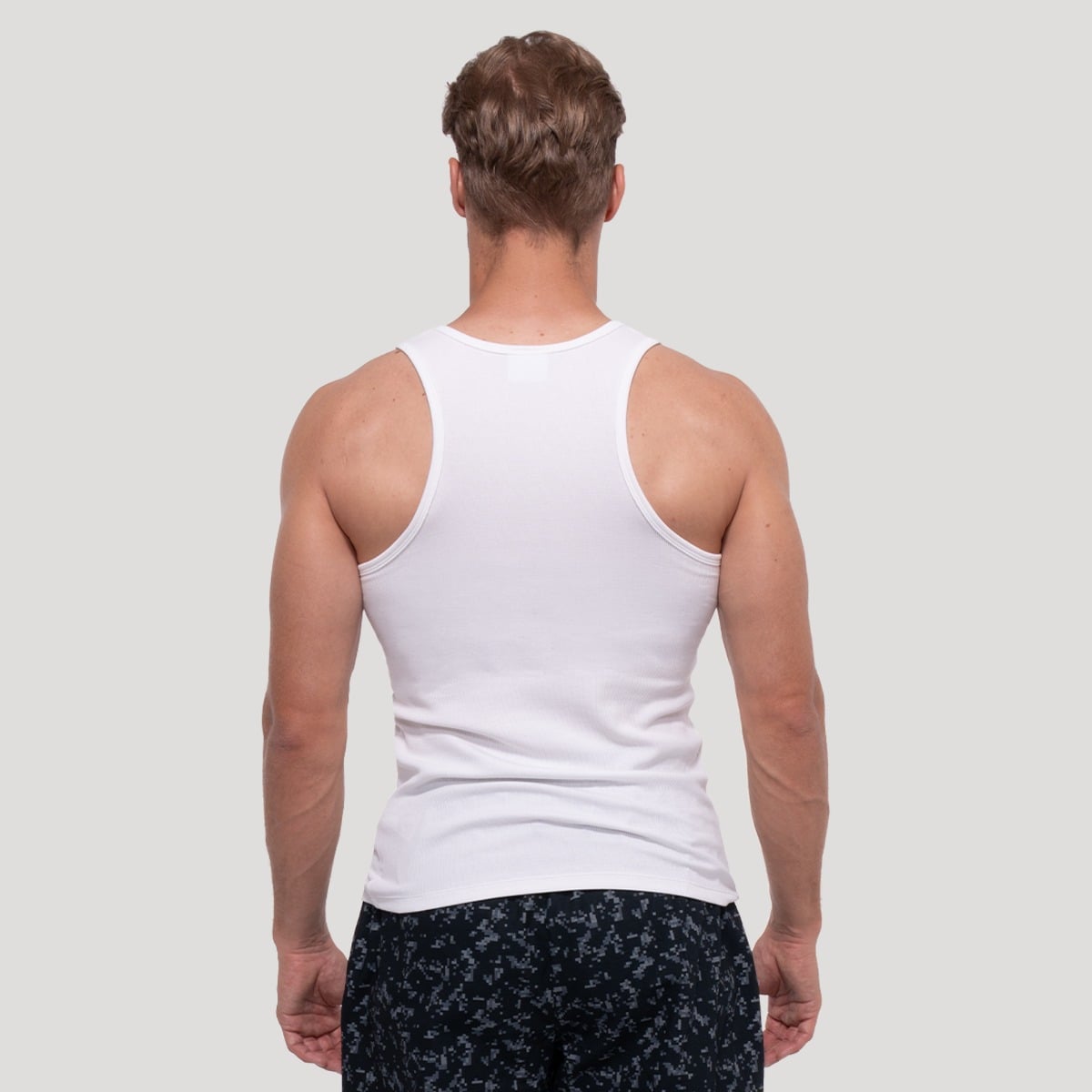 Maiou Persistence Ribbed White - GymBeam