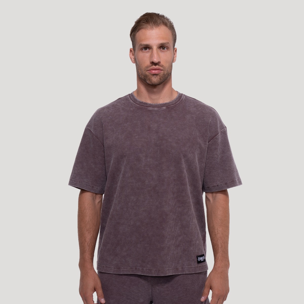 Tricou Persistence Washed Brown - GymBeam