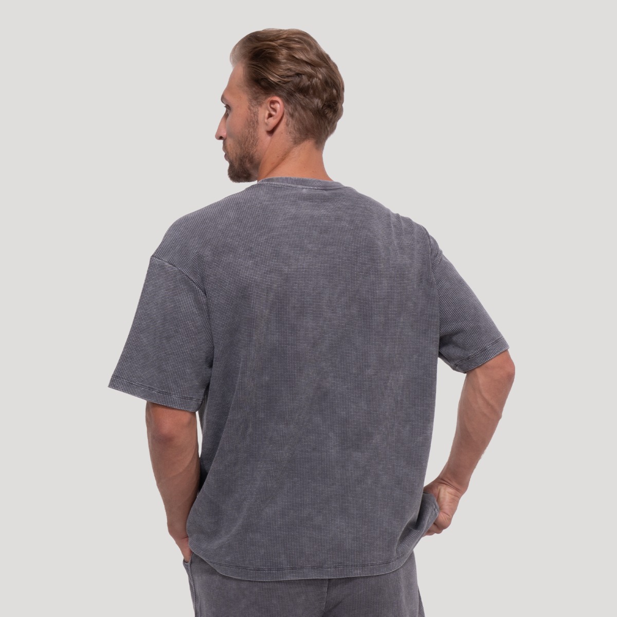 Tricou Persistence Washed Gray - GymBeam