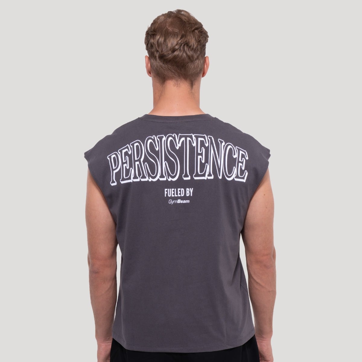 Tricou Persistence Gray - GymBeam