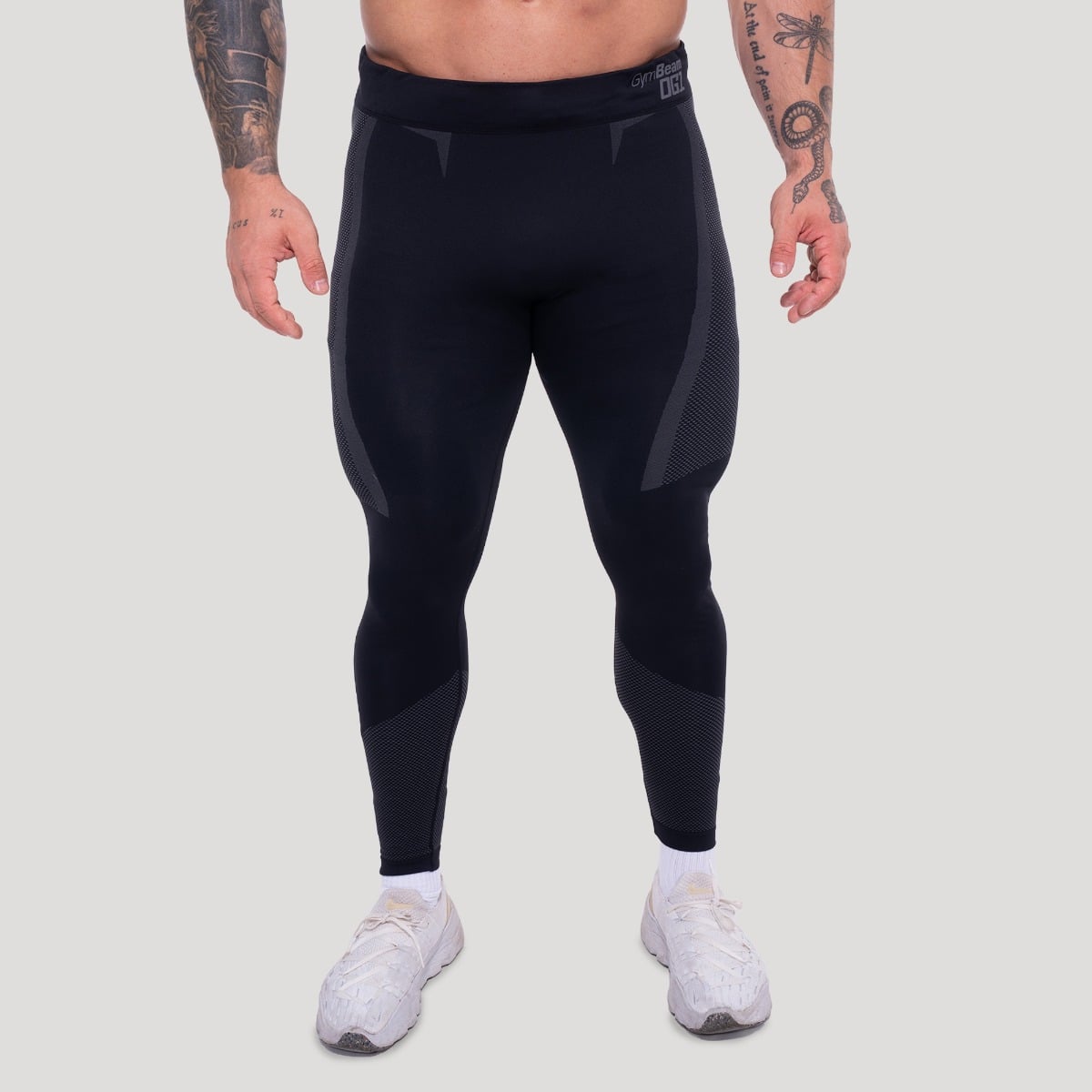 Colanți fără cusături OG1 Black/Grey - GymBeam