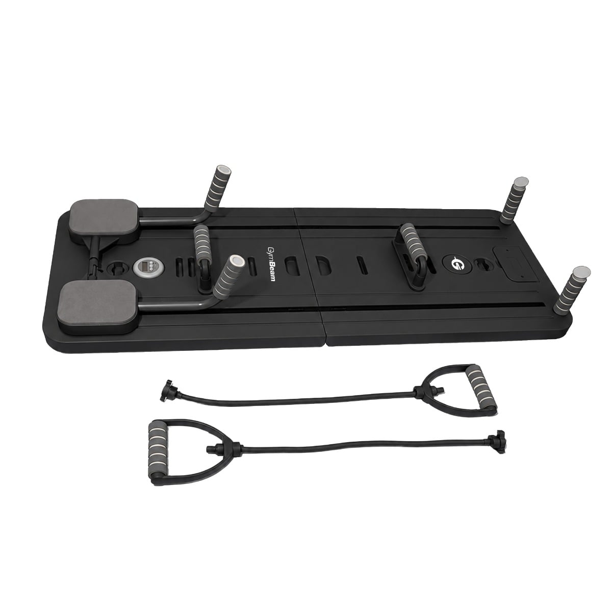Reformer de Pilates Negru - GymBeam