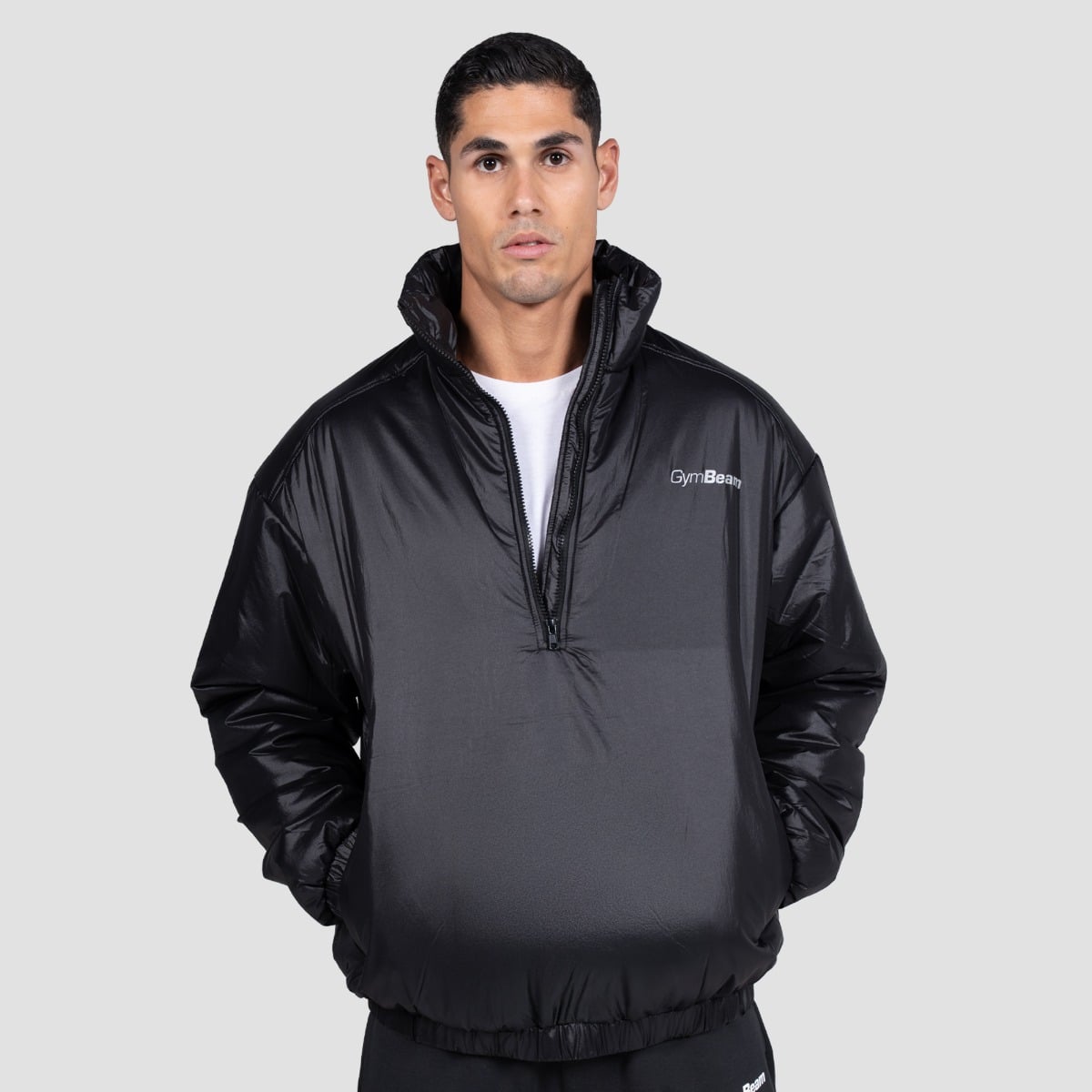 Geacă 1/2 Zip Prime Black - GymBeam