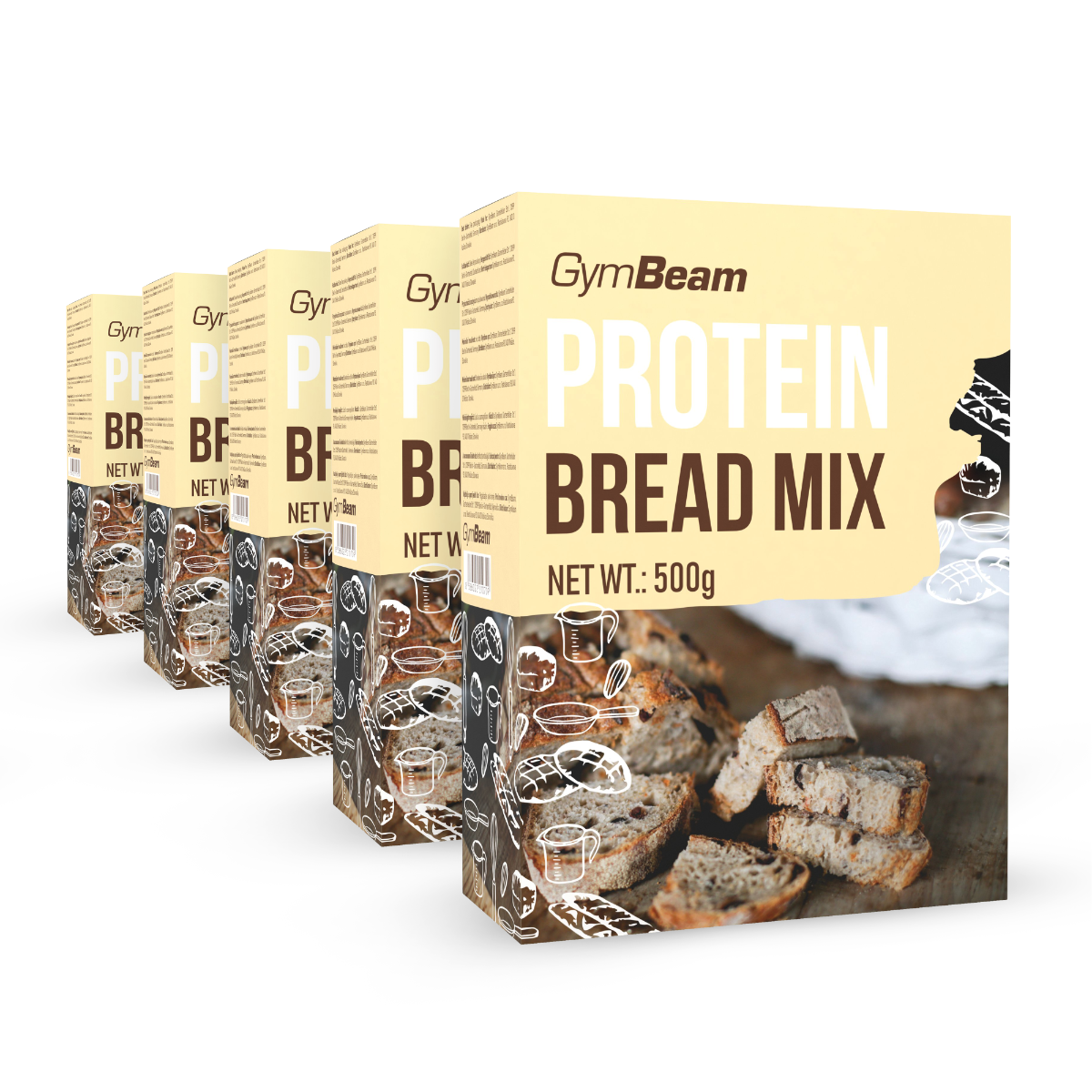 GymBeam Amestec pentru pâine proteică Protein Bread Mix