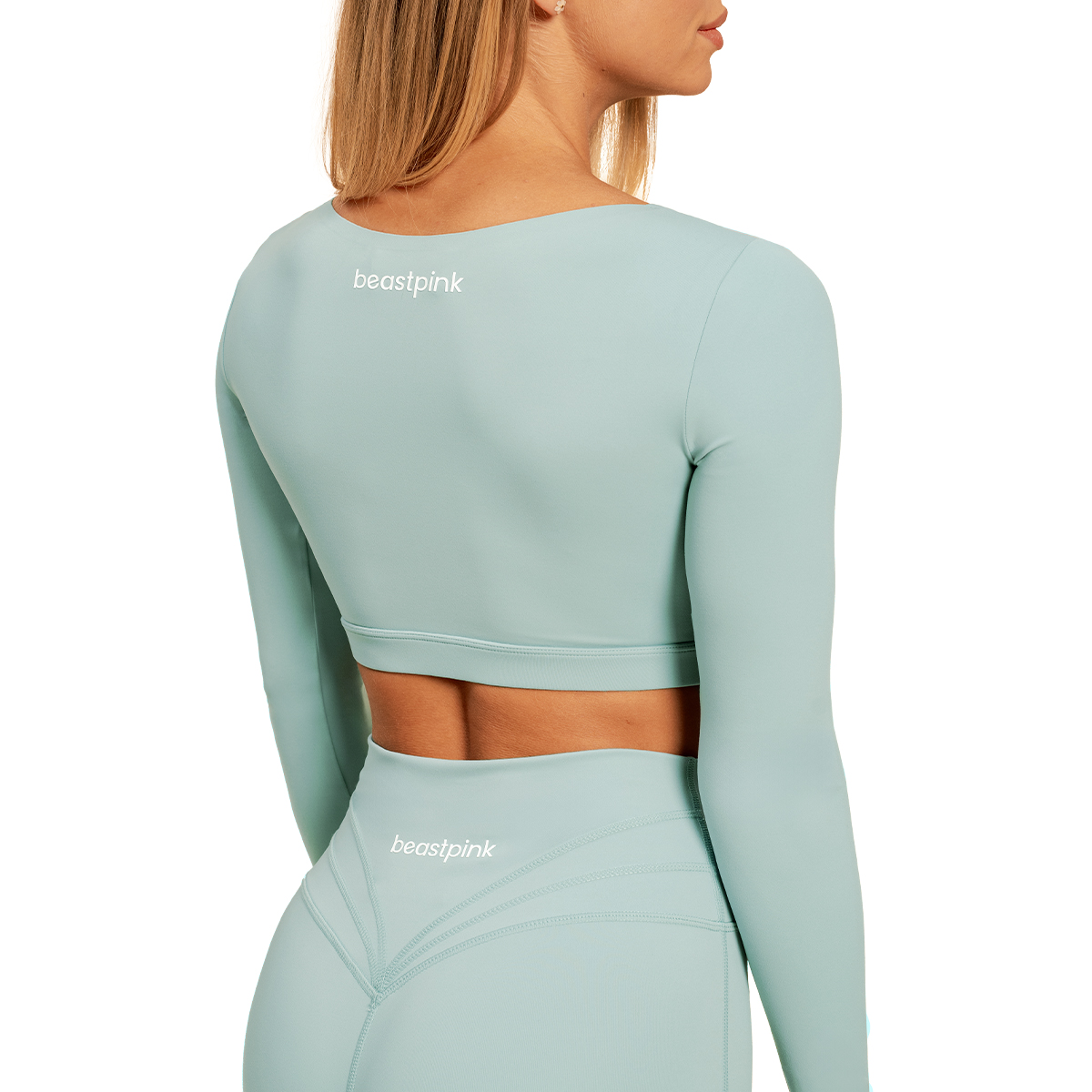 BeastPink Top sport pentru femei Sense Storm Blue · záber 8