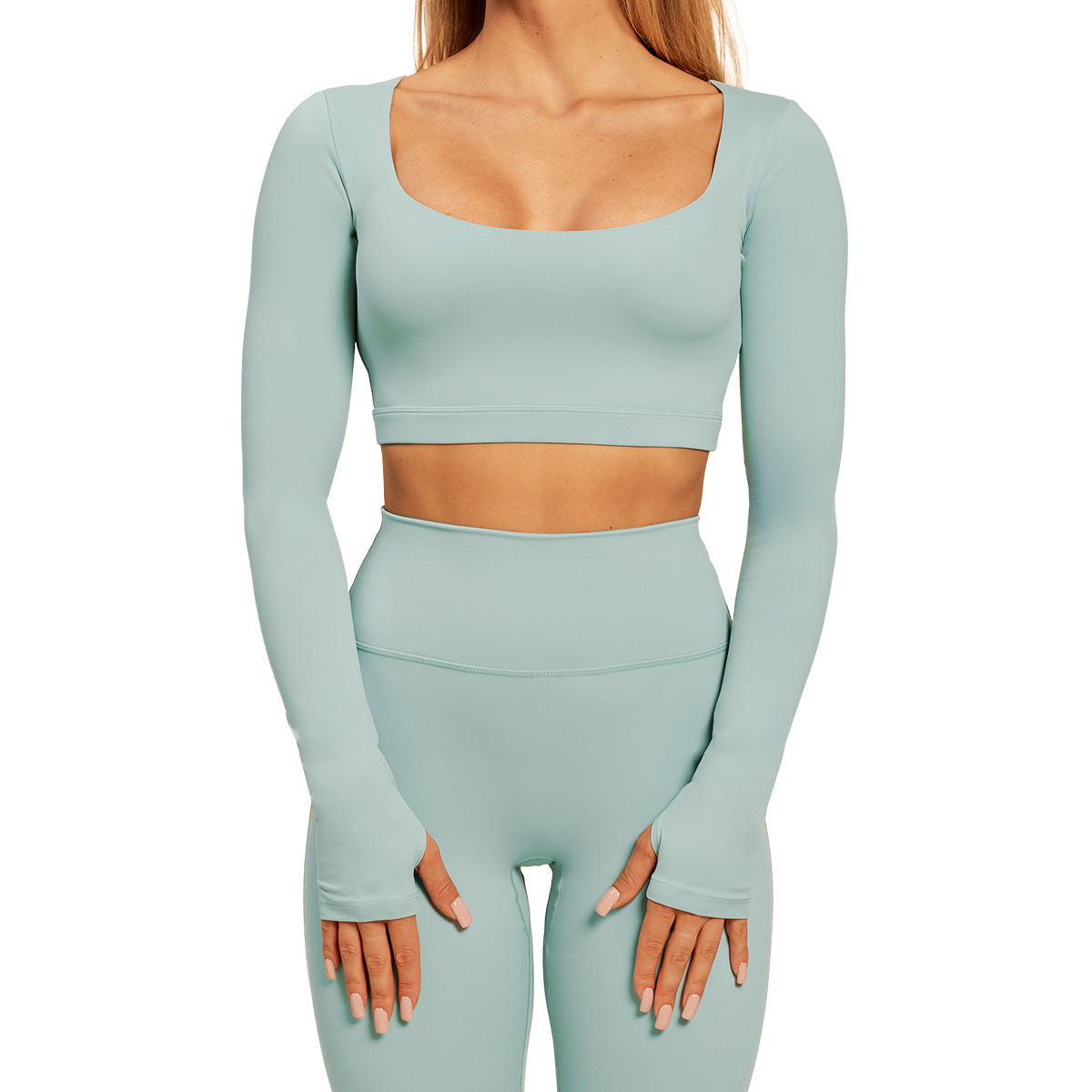 BeastPink Top sport pentru femei Sense Storm Blue · záber 9