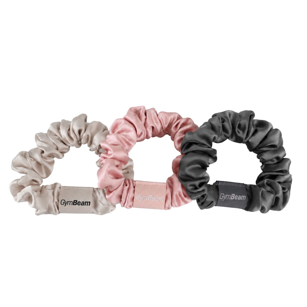 Set de elasticuri de păr din satin - GymBeam