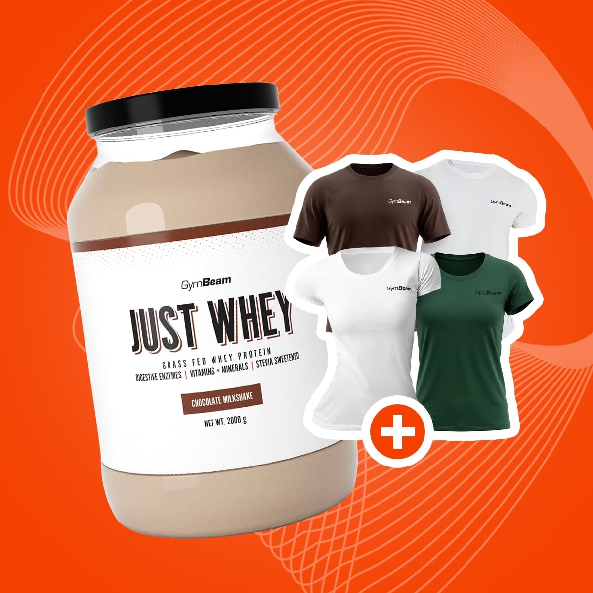 Just Whey Grass-Fed Protein - GymBeam + cadou