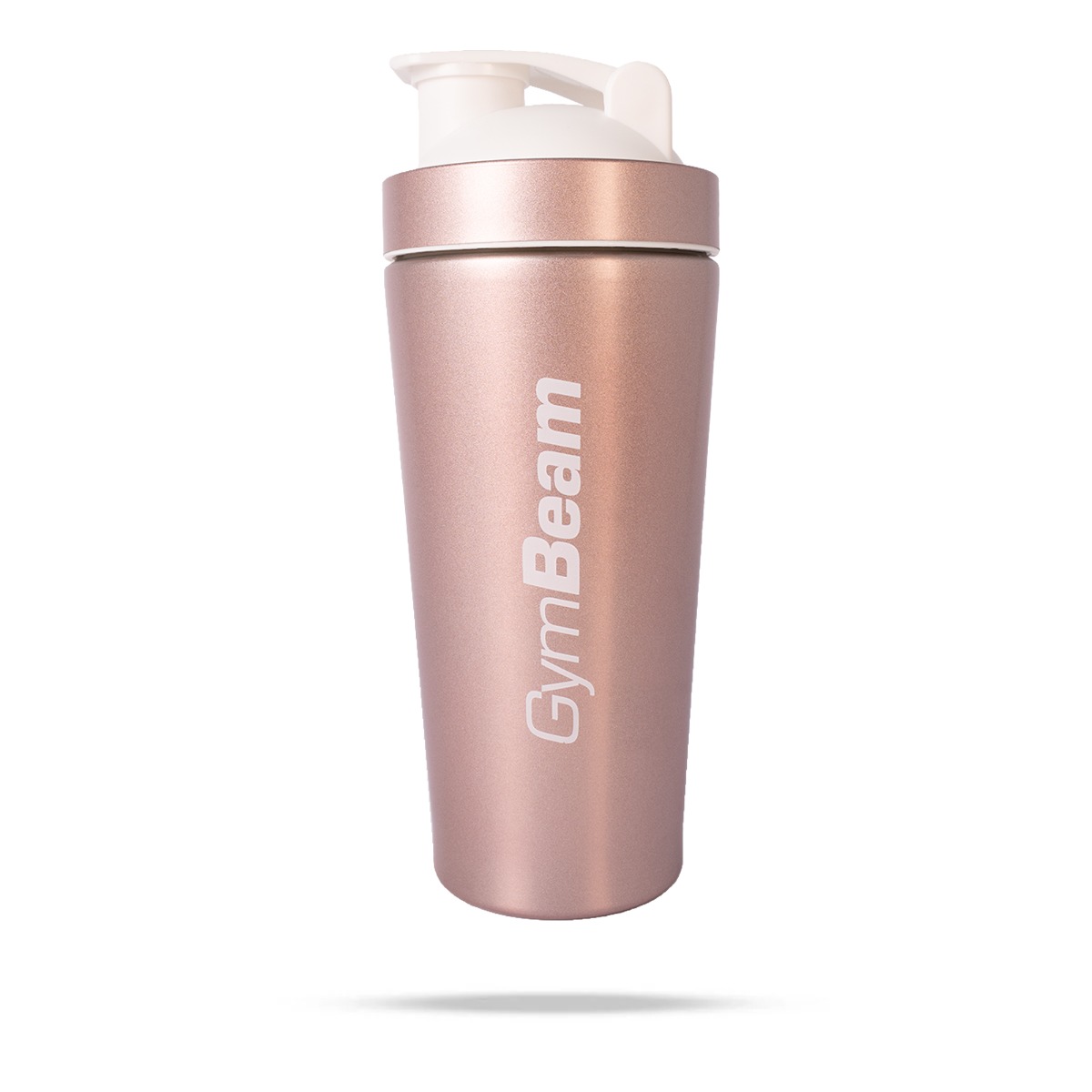 Shaker Steel Rose Gold 750 ml - GymBeam
