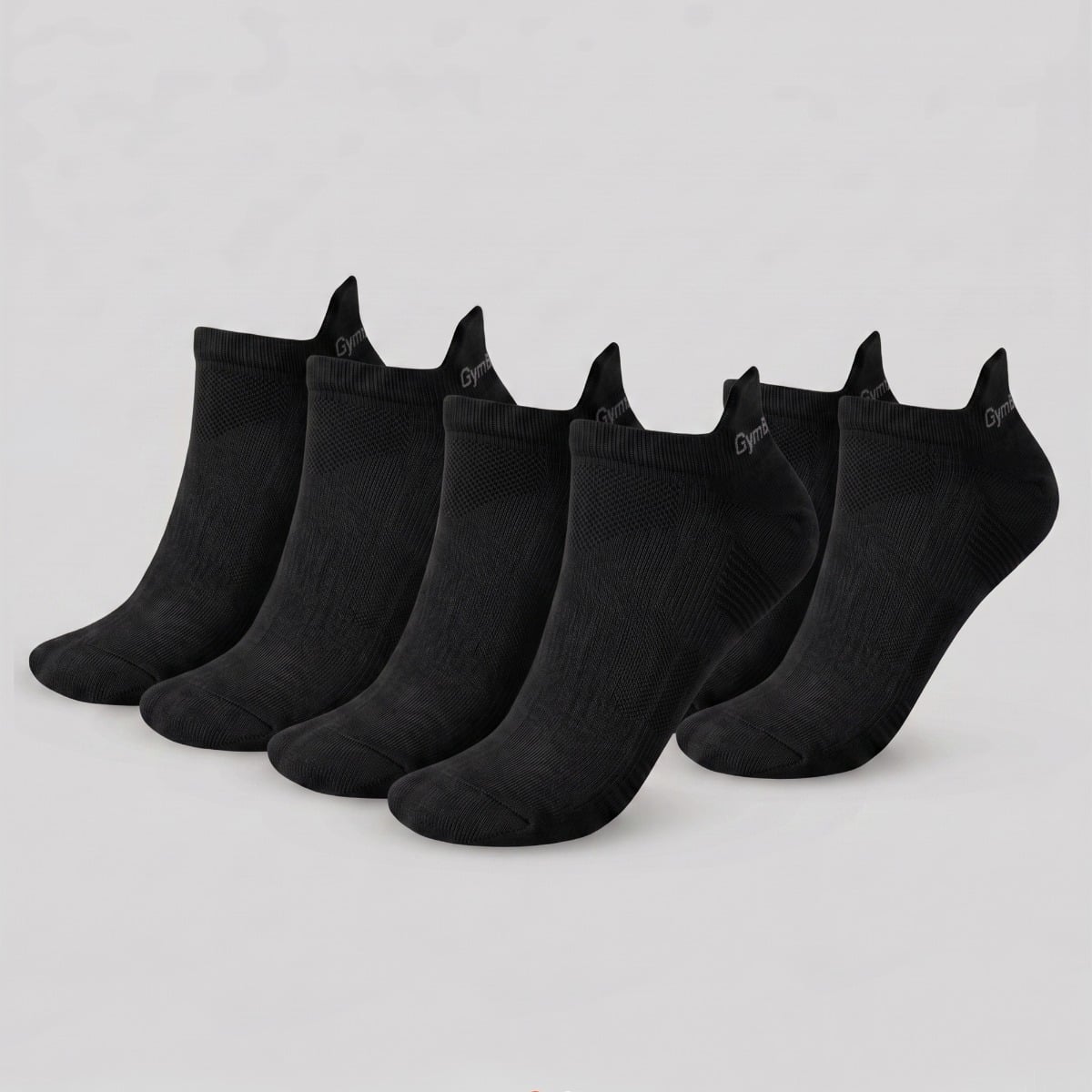 Șosete Tab 3Pack Black - GymBeam