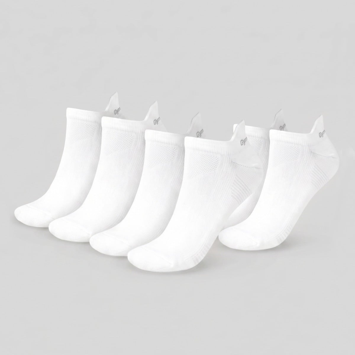 Șosete Tab 3Pack White - GymBeam