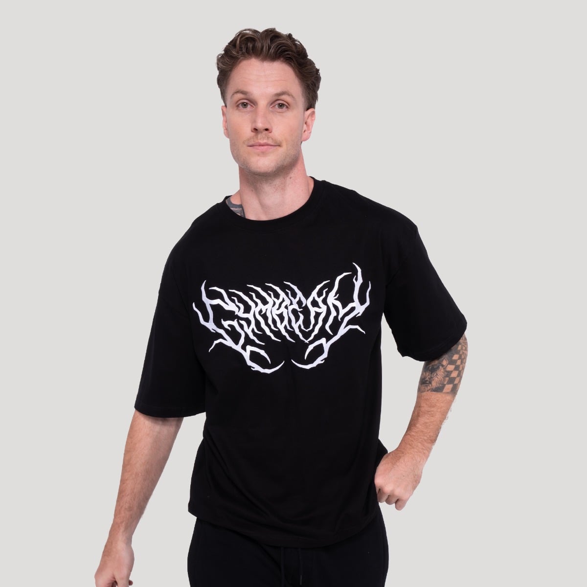 Tricou Thorn Black - GymBeam