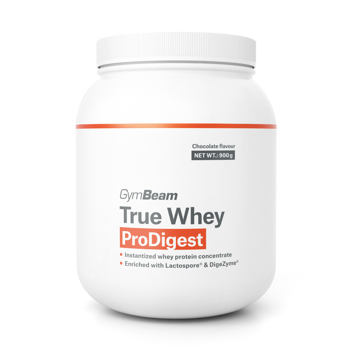 GymBeam True Whey ProDigest 900 g ciocolată