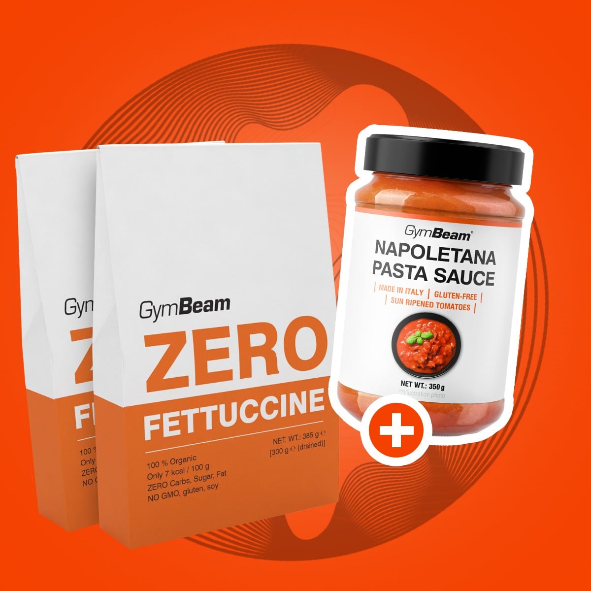 BIO Zero Fettuccine 385g – GymBeam + cadou
