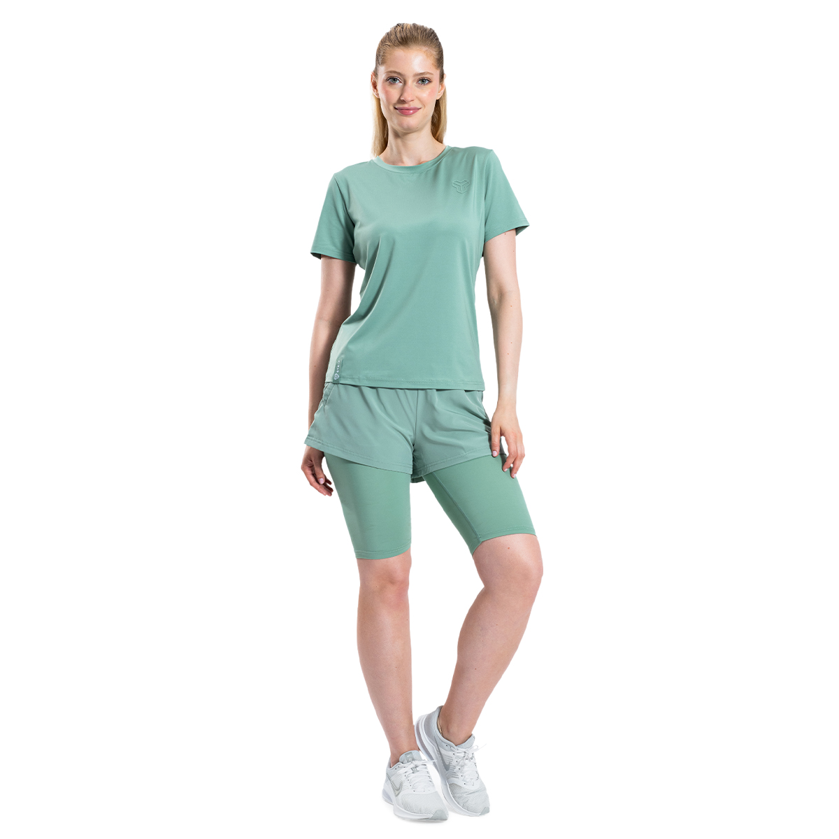 STRIX Pantaloni scurți pentru femei 2in1 ULTRA Agave · záber 9