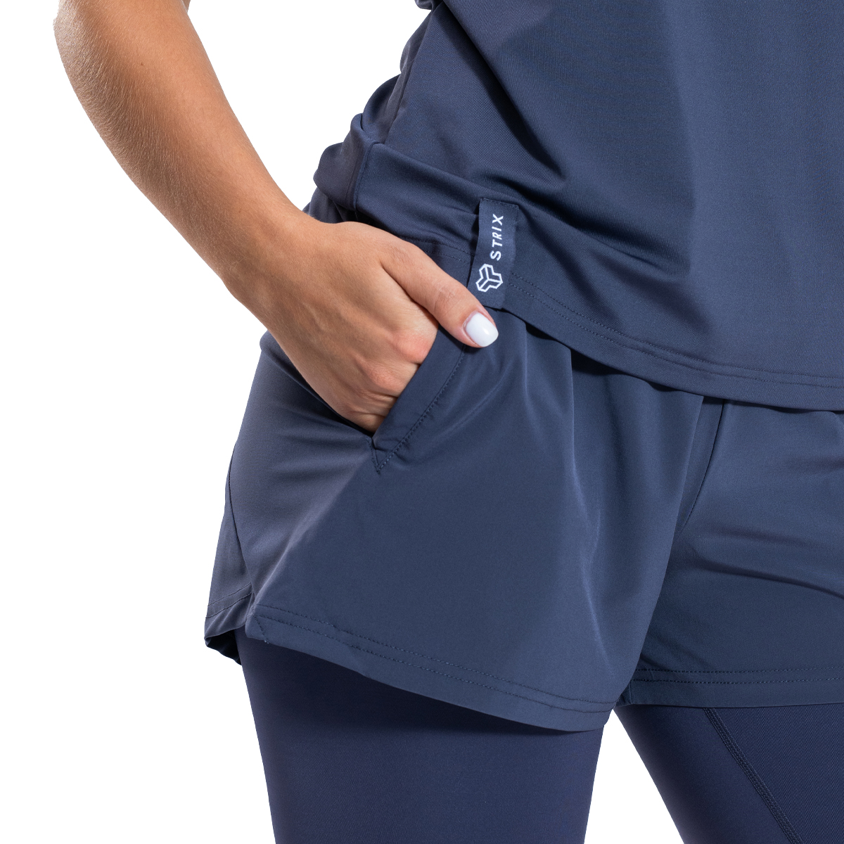 STRIX Pantaloni scurți pentru femei 2in1 ULTRA Graystone · záber 10
