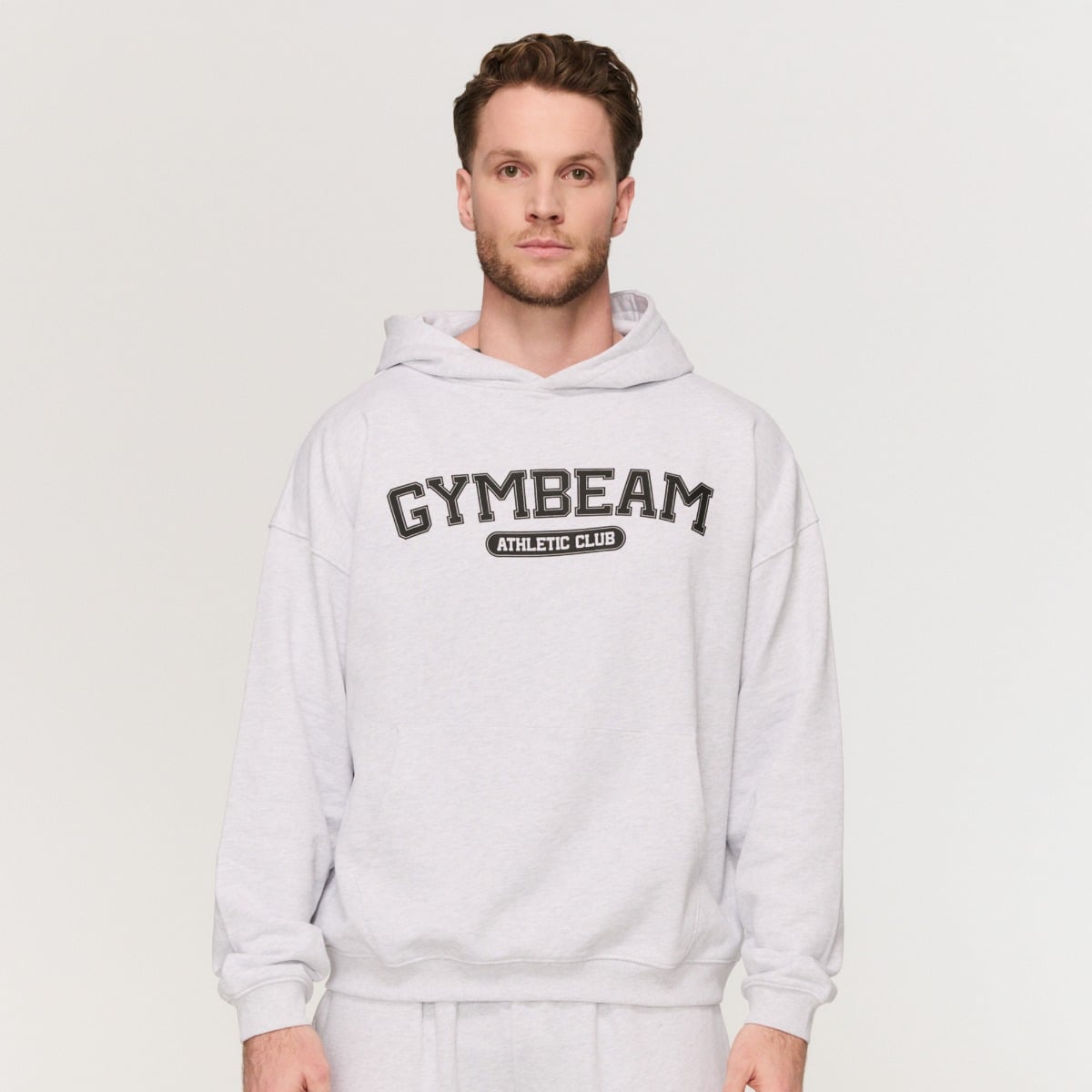 Hanorac Varsity Grey - GymBeam