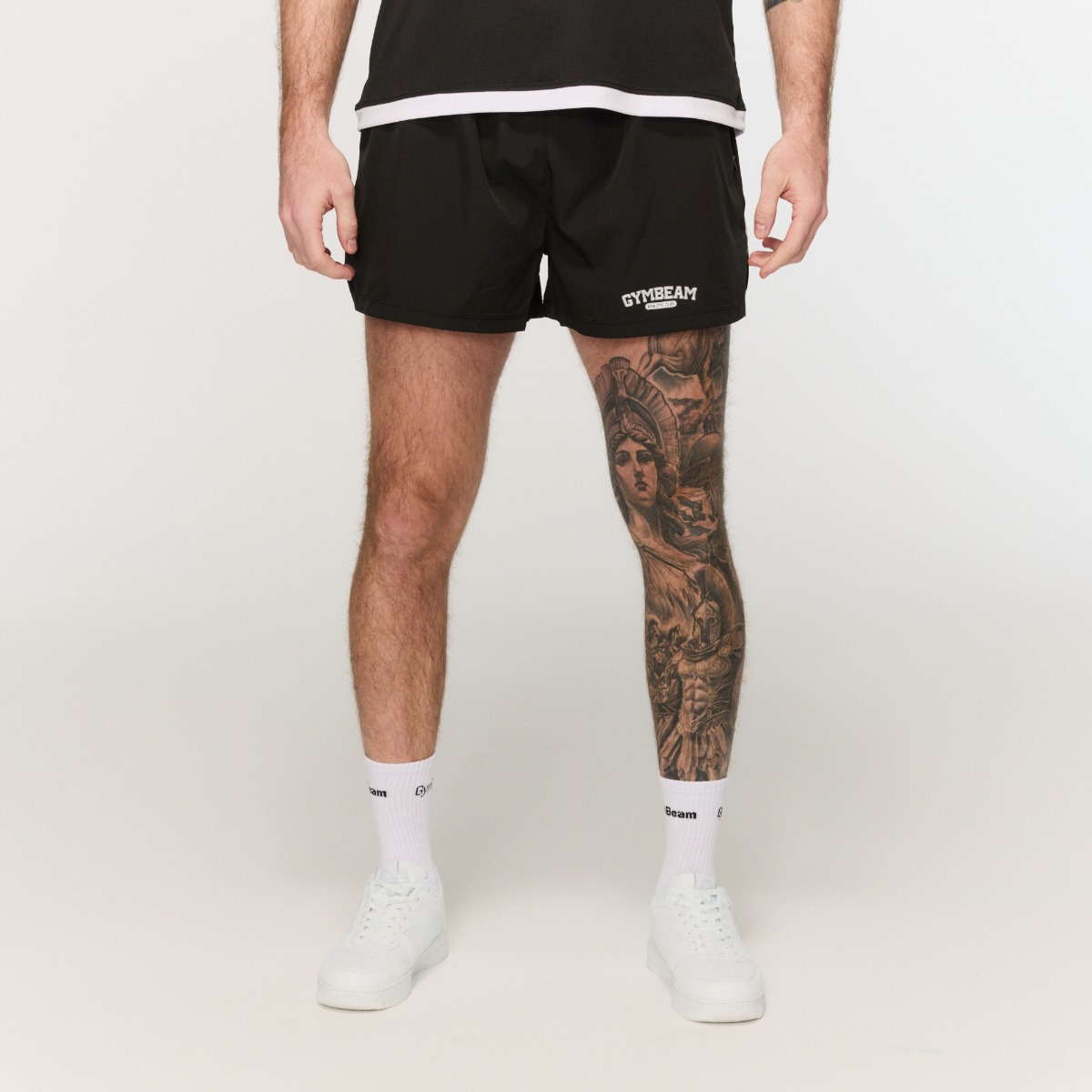 Pantaloni scurți Varsity Black - GymBeam