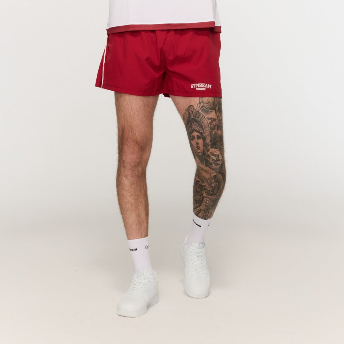 Pantaloni scurți Varsity Red - GymBeam