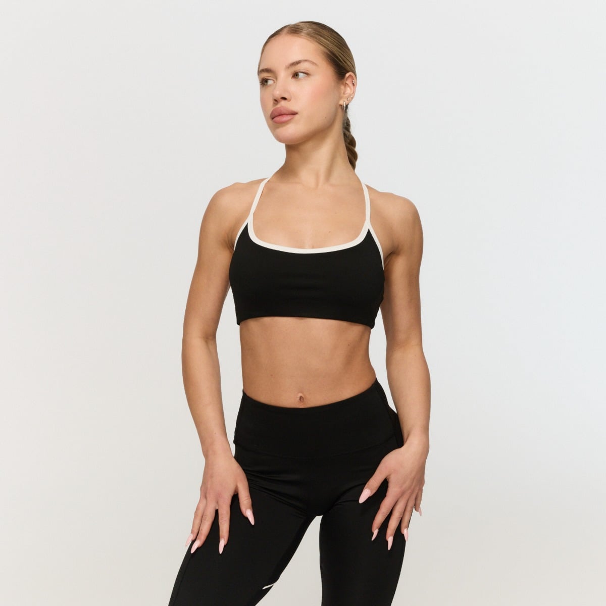 Sutien sport Varsity Black - GymBeam