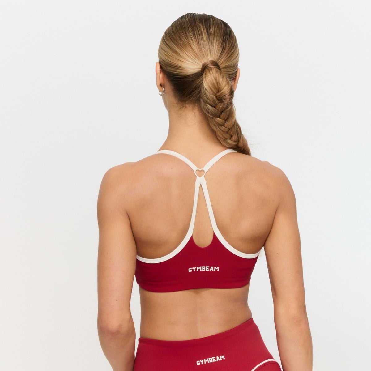 Sutien sport Varsity Red - GymBeam