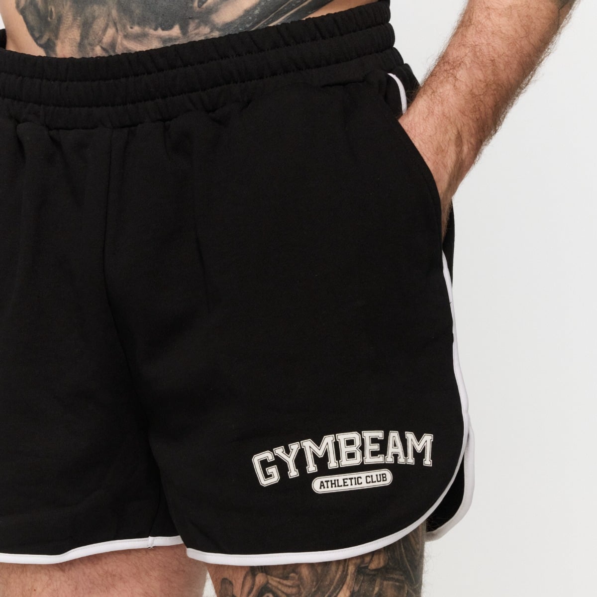 Pantaloni scurți sport Varsity Black - GymBeam
