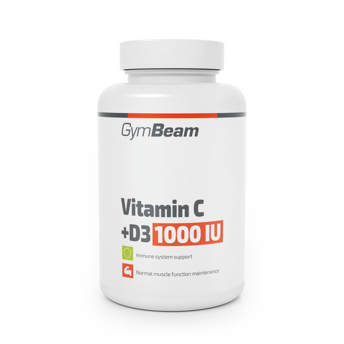 Vitamina C + D3 1000 IU - GymBeam