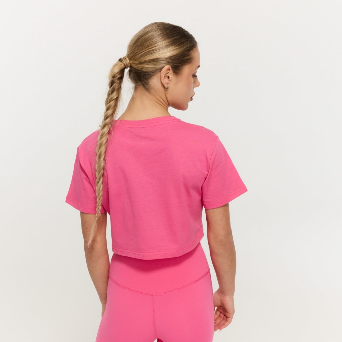 Tricou pentru femei Cropped Limitless Dragonfruit - GymBeam
