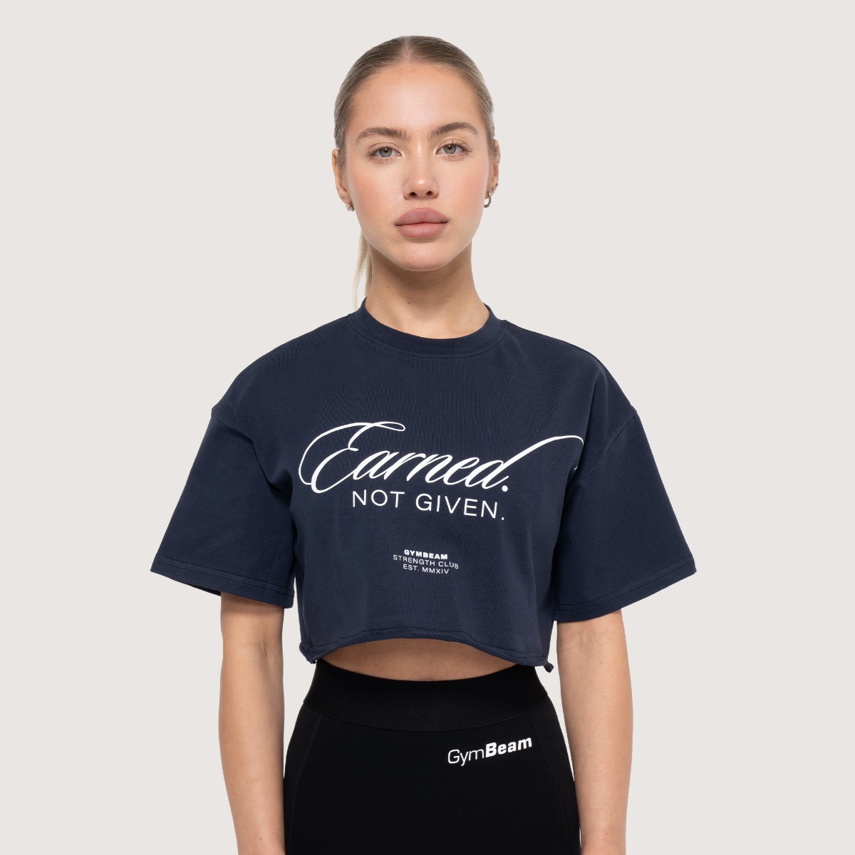 Tricou scurt pentru femei Midnight - GymBeam